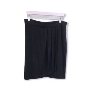 CAbi Black Wrap Skirt